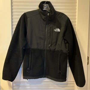 North Face Black Fleece Zip Up Jacket